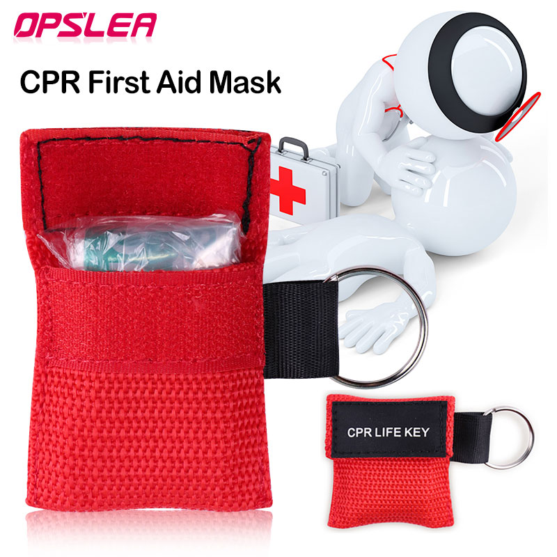 Health Wellness Solutions - 50pcs CPR Resuscitator Mask Portable Emergency