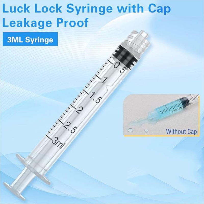 Health Wellness Solutions - 3ml 20 50 100Pcs Luer Lock