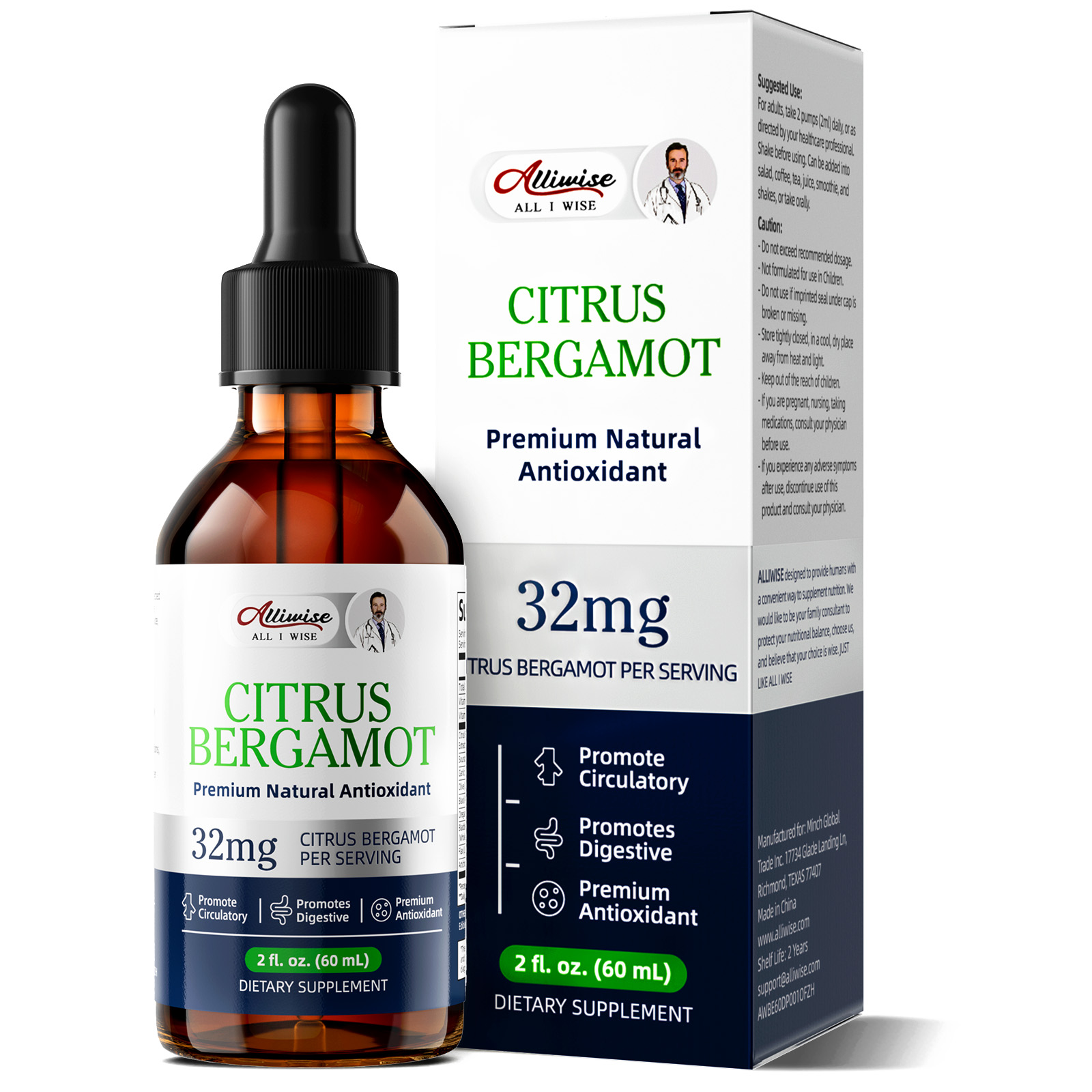 Health Wellness Day - Alliwise Bergamout Extract Drops for Promoting