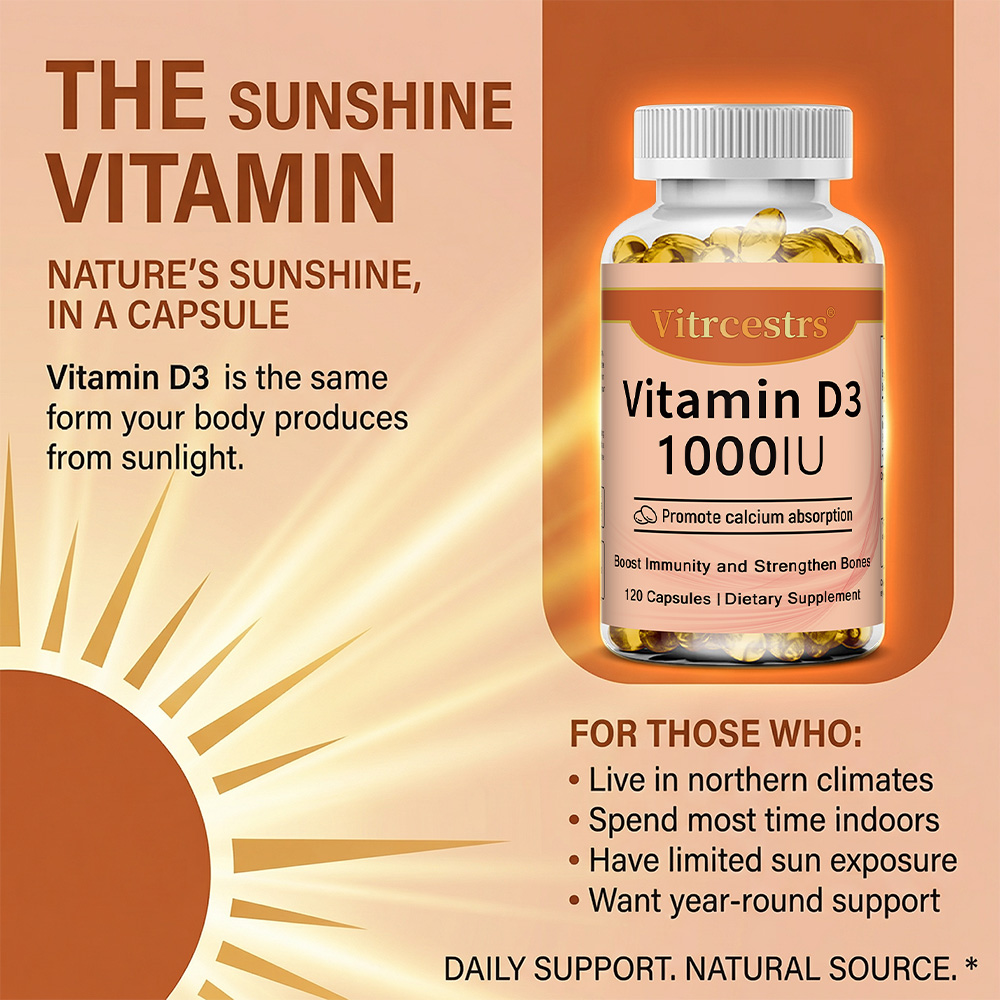 Vitamin D3 1000 IU Capsules, S - огляд і ціна Health Wellness Day