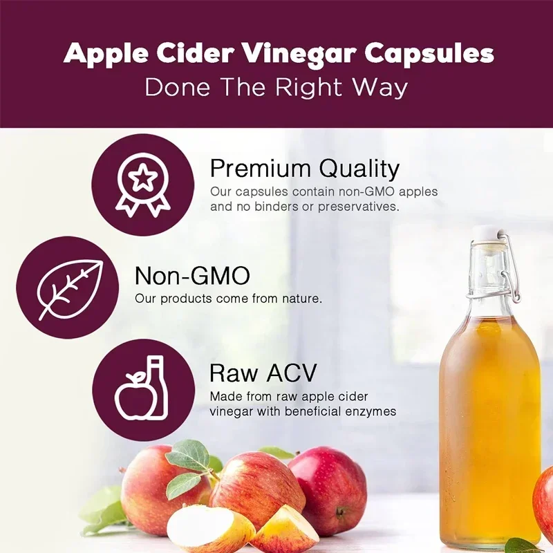 Apple Cider Vinegar Capsules - - огляд і ціна Health Wellness Day