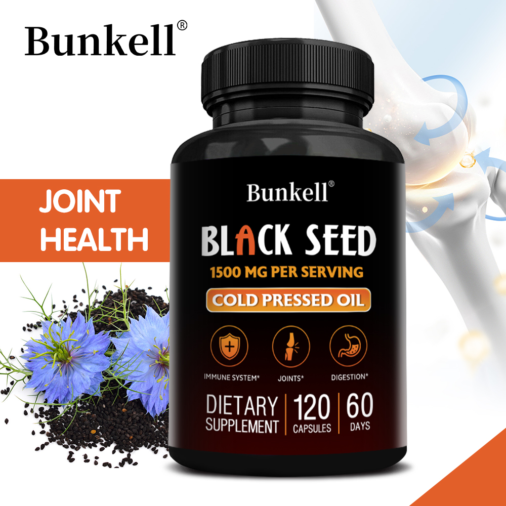 Black Seed Oil Capsules 1500mg - огляд і ціна Health Wellness Day