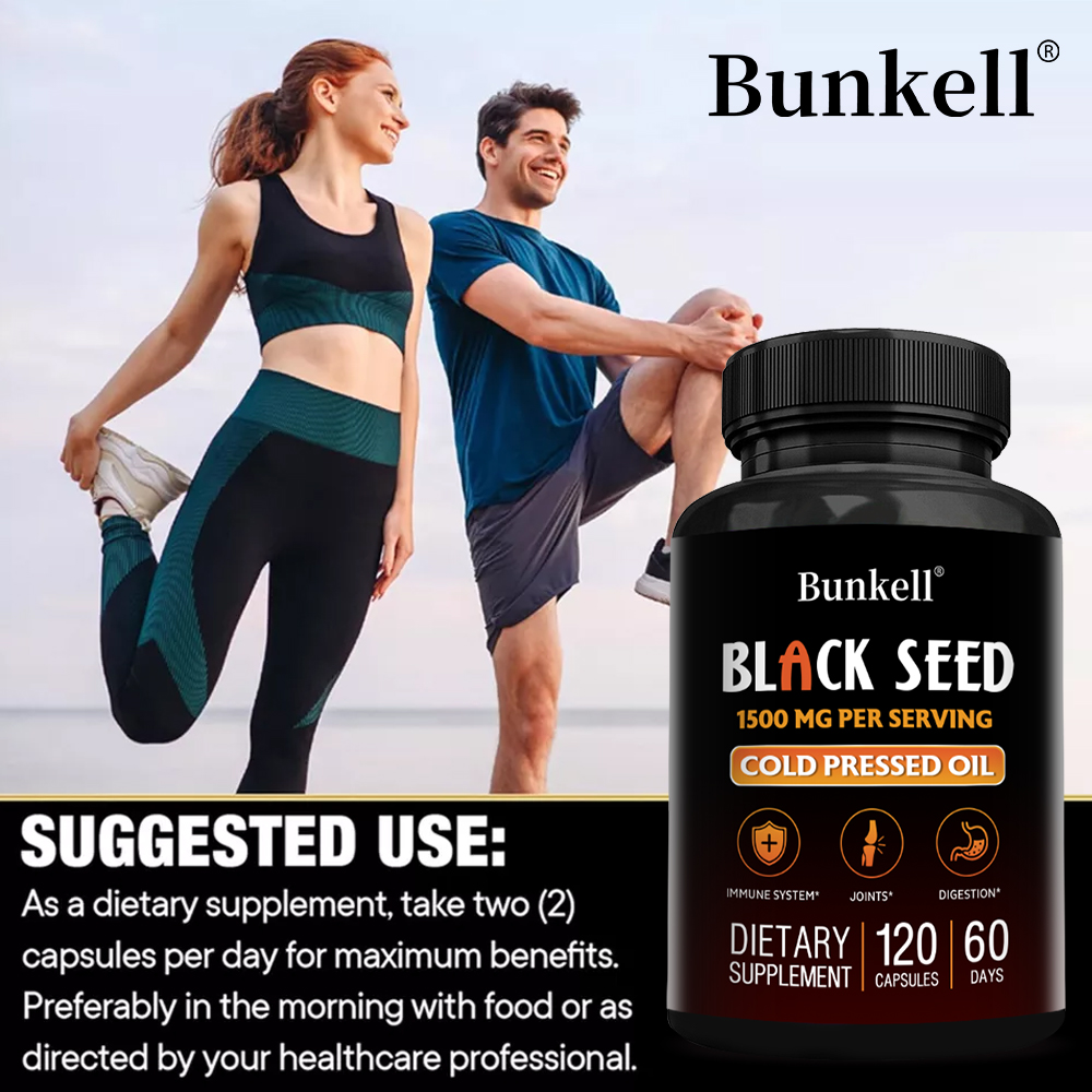 Black Seed Oil Capsules 1500mg - огляд і ціна Health Wellness Day