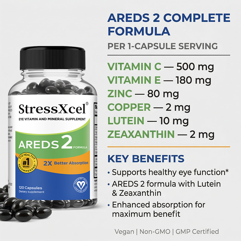 AREDS 2 Eye Capsules, Lutein & - огляд і ціна Health Wellness Day