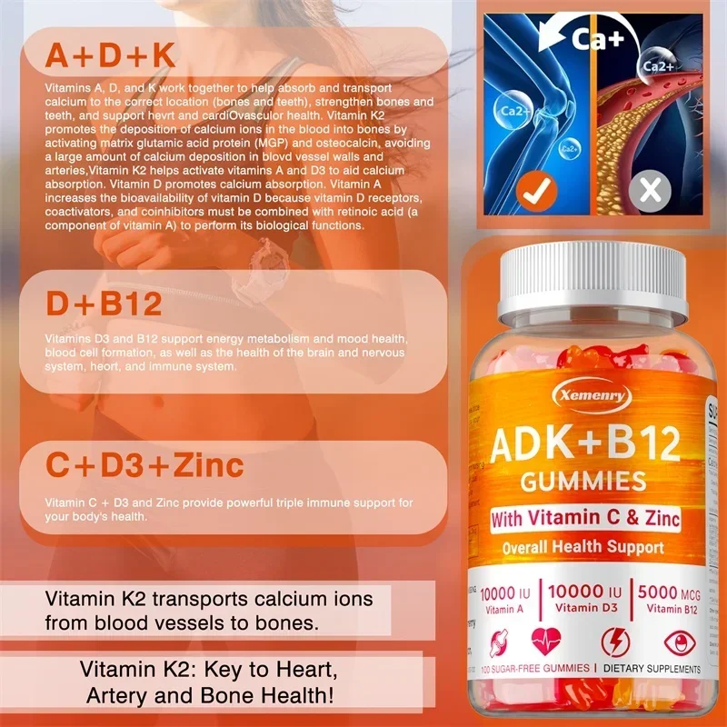 Vitamin D3 K2 + Vitamin B12 Gu - огляд і ціна Health Wellness Solutions