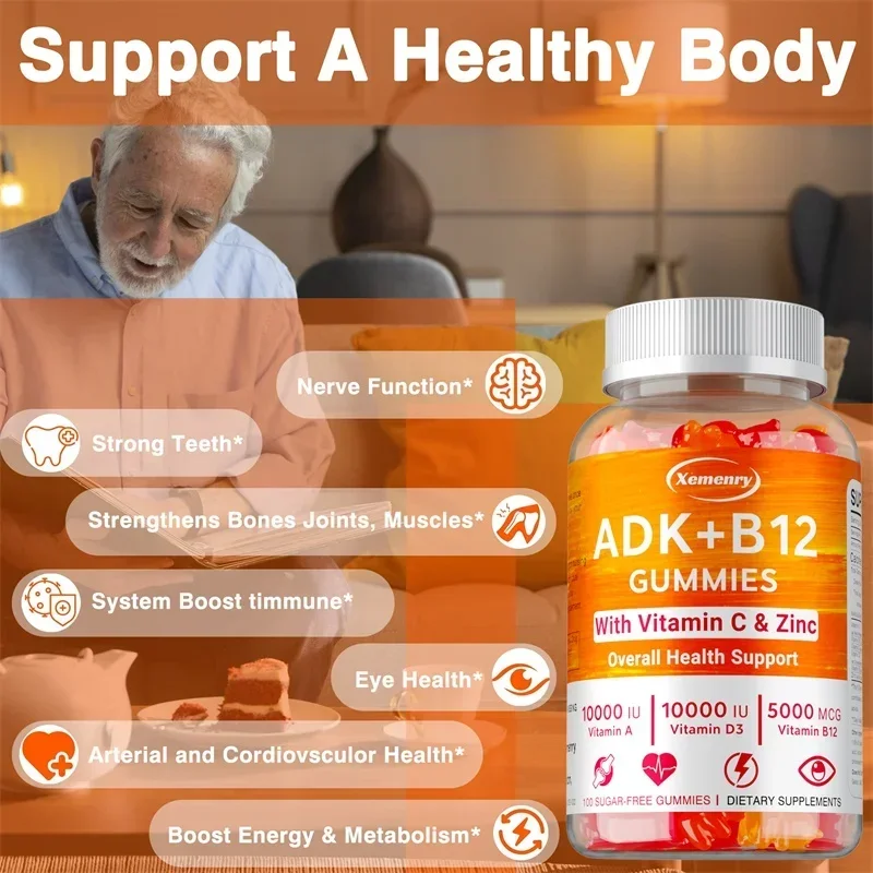 Vitamin D3 K2 + Vitamin B12 Gu - огляд і ціна Health Wellness Solutions