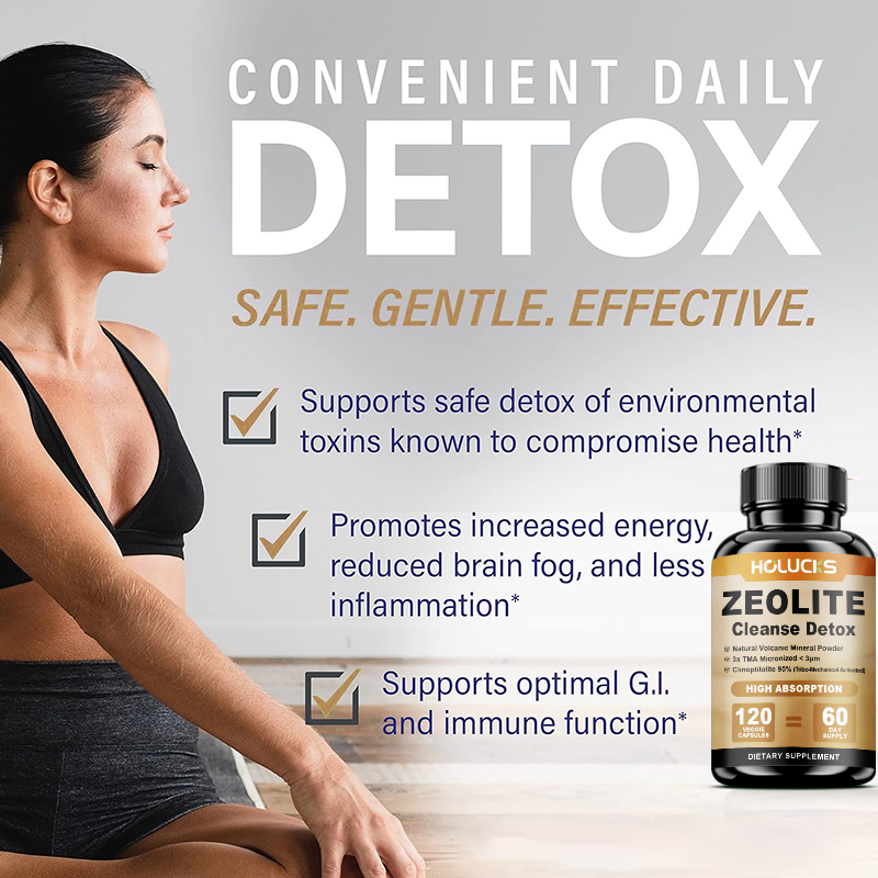 HOLUCKS Zeolite Cleanse Detox  - огляд і ціна Health Wellness Day