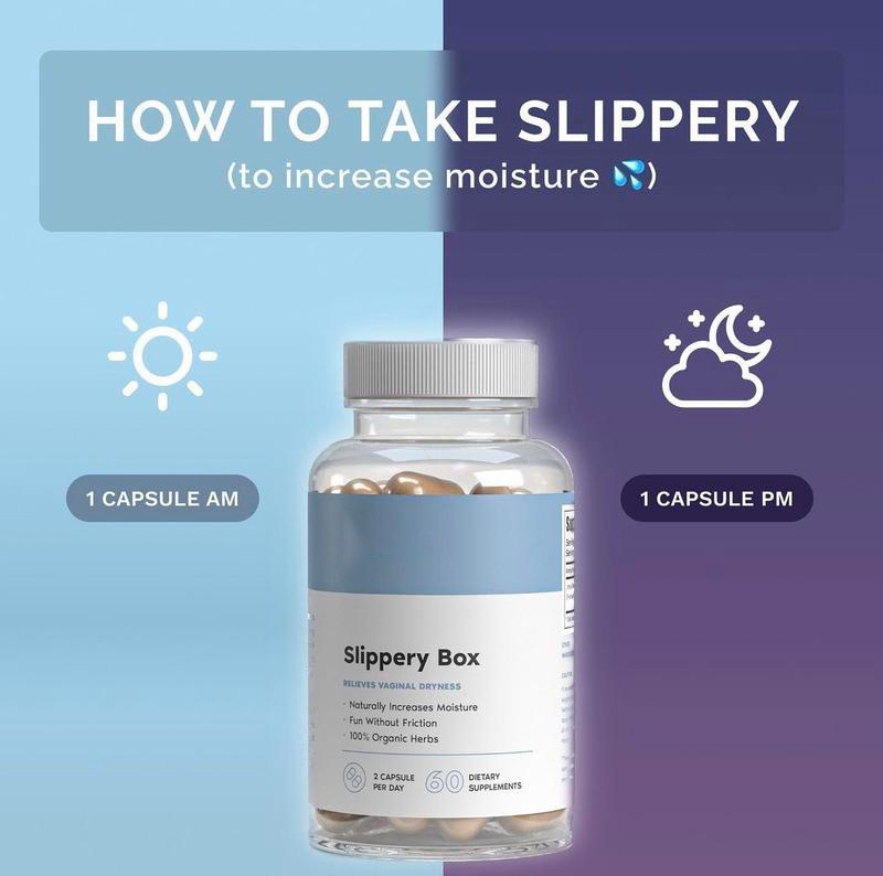 Slippery Box - 60 Capsules for - огляд і ціна Health Wellness Day