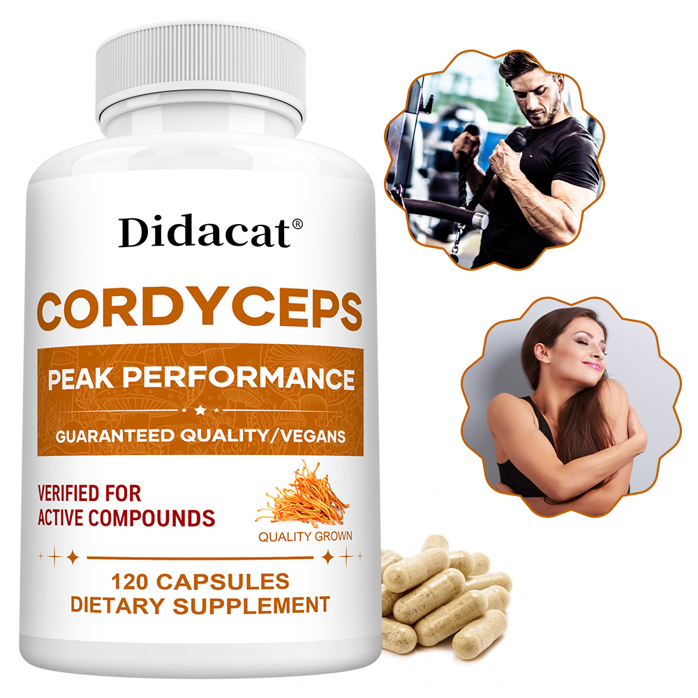 Cordyceps Mushroom Capsules 10 - огляд і ціна Health Wellness Day