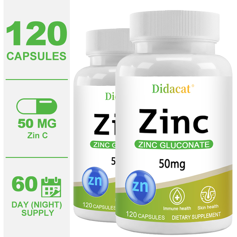 Zinc 50 Mg - with Zinc Glucona - огляд і ціна Health Wellness Day