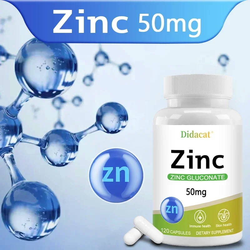 Zinc 50 Mg - with Zinc Glucona - огляд і ціна Health Wellness Day